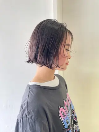 ショート カラー yurika☁️ 似合わせ｜レイヤーのヘアスタイル