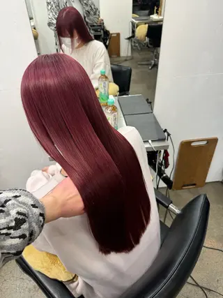ロング カラー 新宿 似合わせカラー HINAのヘアスタイル