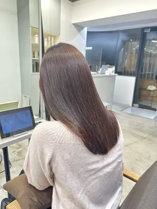 ロング パーマ ハイトーンカラー が絶対可愛い✨泰聖✨のヘアスタイル