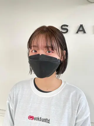 ショート カラー 野田 カレンのヘアスタイル