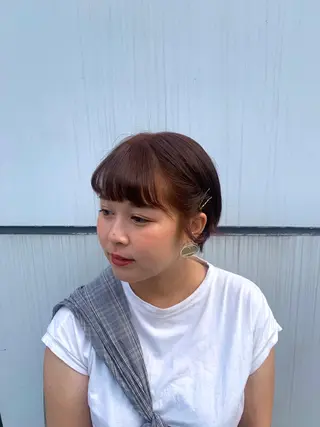 カラー ヘアアレンジ 桃果 momokaのヘアスタイル