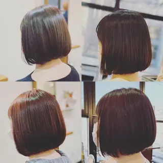 ショート カラー 🎨インナーカラー が得意👍新垣⚜️のヘアスタイル