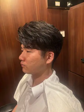 パーマ メンズ 橋本 ゆりあのヘアスタイル