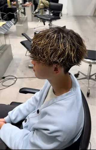 パーマ メンズ 当日予約⭕️ fifth渋谷太田のヘアスタイル