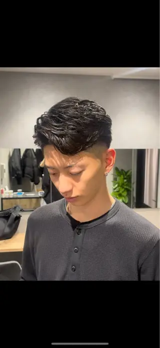 ショート パーマ メンズ メンズパーマ特化 美容師kouyaのヘアスタイル