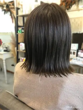 ミディアム カラー hair works raptureのヘアスタイル