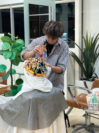 パーマ 大宮｜メンズカット ダブルカラー｜パーマのヘアスタイル