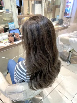 ロング カラー 横山 直輝のヘアスタイル