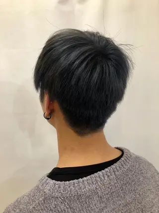 ショート カラー メンズ 髪質改善✨石塚 真梨奈のヘアスタイル