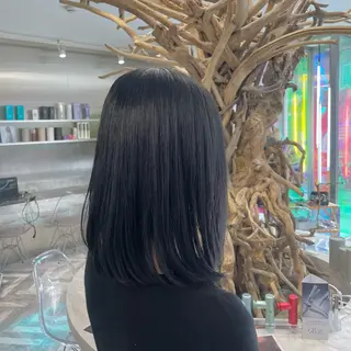 ミディアム カラー sawaka🪽うる 艶カラー/レイヤーのヘアスタイル