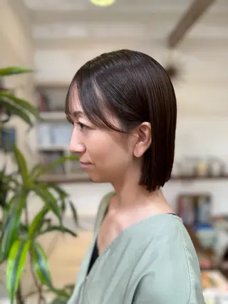 ショート カラー KAKERU/ボブ/ ショート/パーマ🌱のヘアスタイル