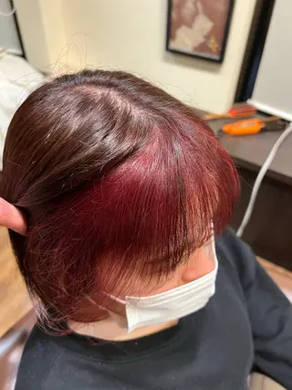 ミディアム カラー 【縮毛矯正/カラー】 今野寛己のヘアスタイル