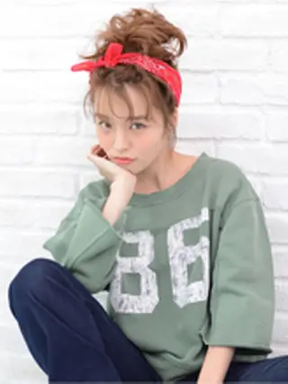 ミディアム EARTH検見川浜 鈴木学のヘアスタイル