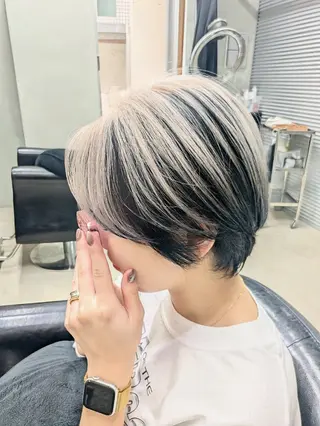 ショート カラー 鳥取のなんでも美容師 松井たかゆきのヘアスタイル