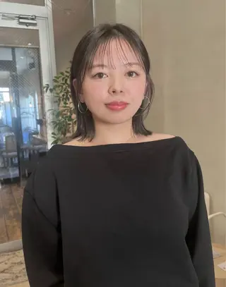 ミディアム カラー nakahara madokaのヘアスタイル