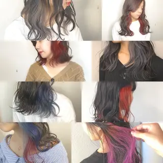 ミディアム カラー しゅうさん🍝 麻田秀太郎のヘアスタイル