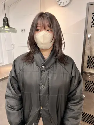 ミディアム カラー 樫原裕二 /柔らかいカラーのヘアスタイル