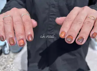 ショート ネイル ak nail .のネイルデザイン