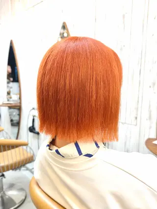 ミディアム カラー 縮毛矯正💎ショート /パーマ❣️ともきのヘアスタイル