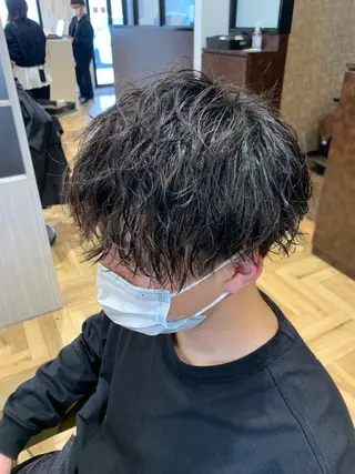 パーマ メンズ RAY+beauty 安藤優樹のヘアスタイル