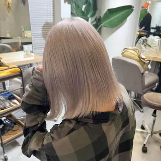 ショート カラー 髪質改善 Noe心斎橋店のヘアスタイル