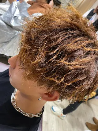 パーマ 中本 竜聖のヘアスタイル