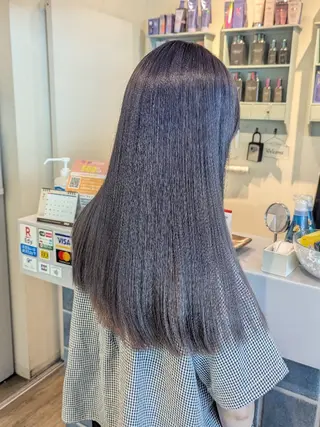 ロング カラー 🩶MIYU🩶 うるつやカラー୨୧のヘアスタイル
