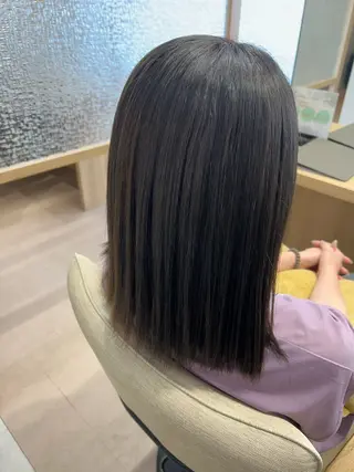 ミディアム 癖毛￤ボブ￤暖色 🍒竹下 茜🍒のヘアスタイル