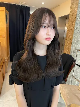 ロング カラー emu head spa & treatment所属・髙塚碧🇰🇷 韓国ヘア🎗️のヘアスタイル