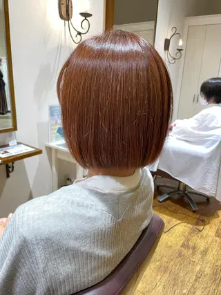 カラー 新谷 玲日のヘアスタイル
