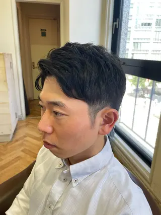 ショート メンズ 溝口 槙里也のヘアスタイル