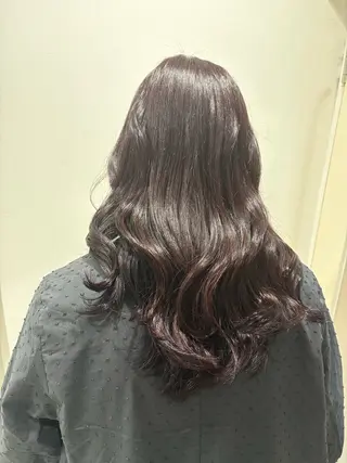 カラー ブリーチなしカラー 透明感／ボブ　ユミのヘアスタイル