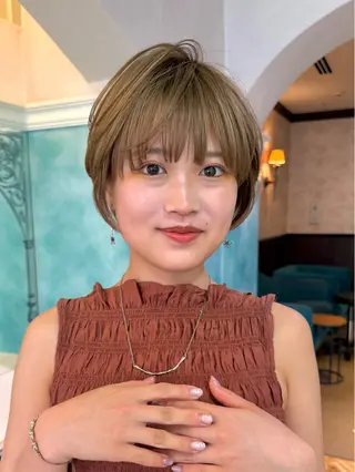 ショート 杉浦 主馬のヘアスタイル