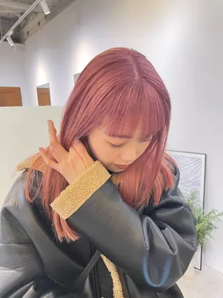ミディアム カラー uyu所属・♡kyoka /  uyu♡のヘアスタイル