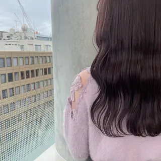 カラー 🍪ヨシイハルネ🍪 ラベンダーカラーのヘアスタイル