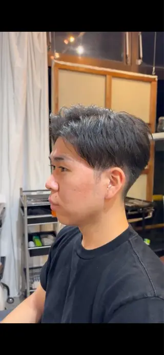 ショート メンズ 戸井 悠斗のヘアスタイル