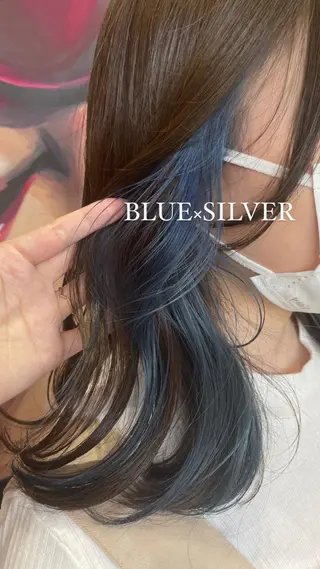 セミロング カラー 韓国レイヤー/髪質 改善/縮毛🤍吉田のヘアスタイル