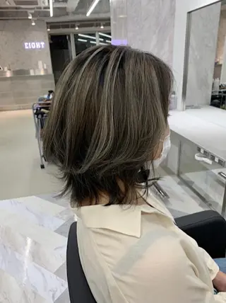 ミディアム カラー karin💋海外 レイヤーカットのヘアスタイル