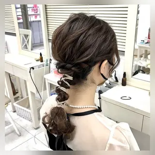 ヘアアレンジ 似合わせヘアメイク 💐オダギリチアキのヘアスタイル