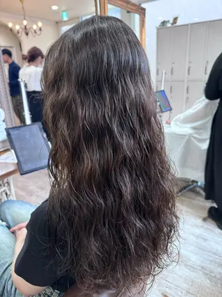ロング パーマ 新越谷noble店長 松本拓也▶◀*.のヘアスタイル
