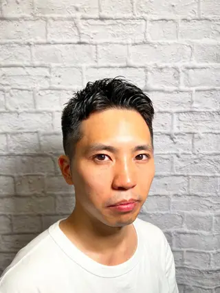 ショート カラー パーマ ヘアアレンジ メンズ メンズカット/パーマ 山崎航平💈のヘアスタイル