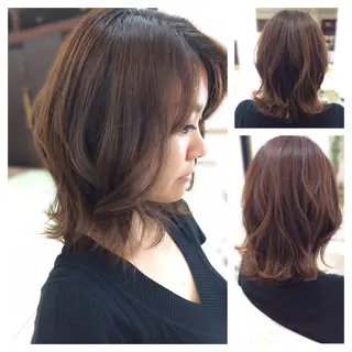 ミディアム Hair VERDEのヘアスタイル