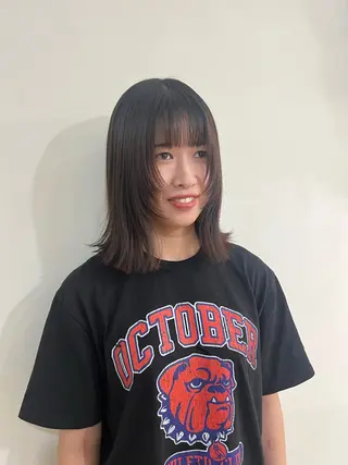 ミディアム ayaka‎/暖色/ レイヤーカット🩰のヘアスタイル