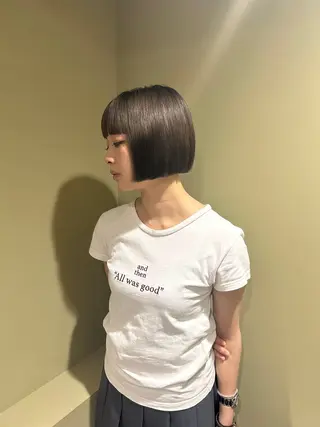 ショート 🌷下野 莉果/ボブ /パーマ/メンズ🌷のヘアスタイル
