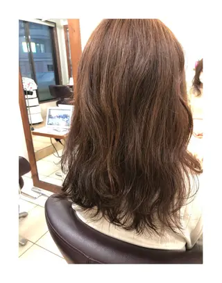 セミロング 🌈ハイトーン/ ワタル🌈のヘアスタイル