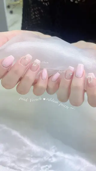 ネイル 【大垣ネイルモデル】 はんな🧡🐻‍❄️のネイルデザイン