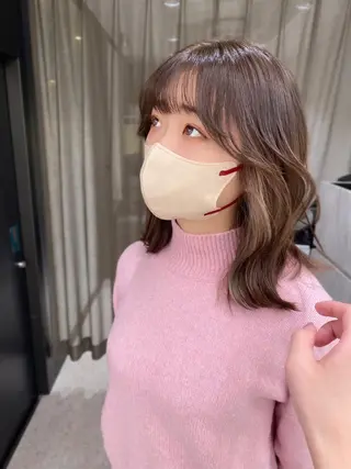 ロング 京都レイヤーカット/ 縮毛矯正/羽柴りくのマツエク・マツパデザイン