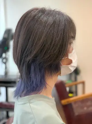 ミディアム CECIL hair なんば店所属・メンズパーマ 艶髪☆店長☆有馬のヘアスタイル