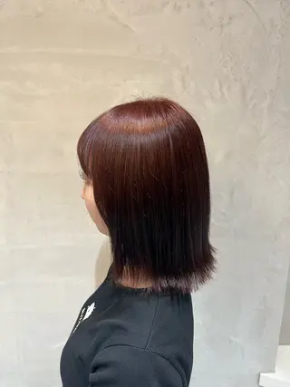 ミディアム カラー ate.所属・ate. kaoriのヘアスタイル
