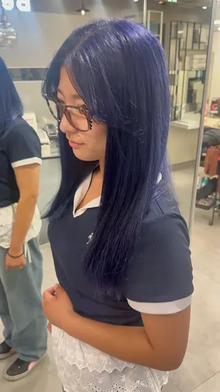 ロング カラー ハイトーン美容師 🤍のあ🤍のヘアスタイル